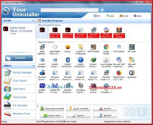 Giao diện Your Uninstaller 7.5