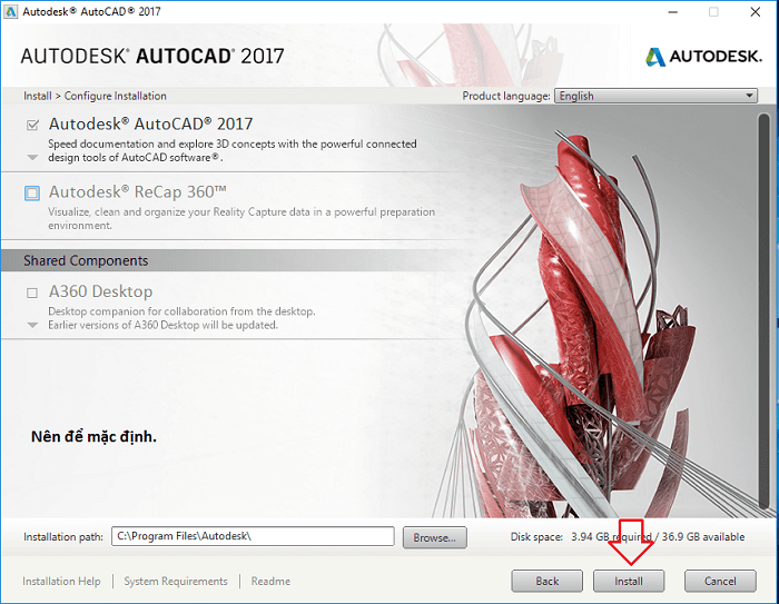 Hướng dẫn cài đặt AutoCAD 2017