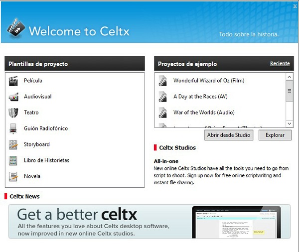 Download Celtx