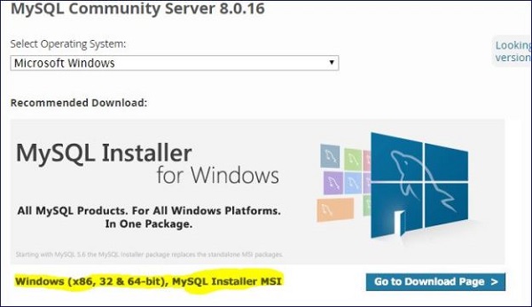 mysql free download for windows 7 microsoft