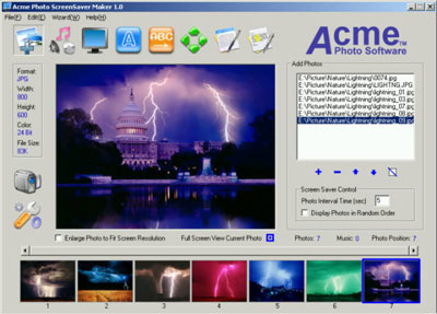 Acme Photo ScreenSaver Maker