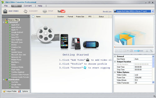 Aura Free Video Converter 1.2.8