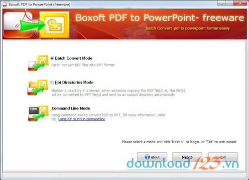 Boxoft Free PDF to PPT