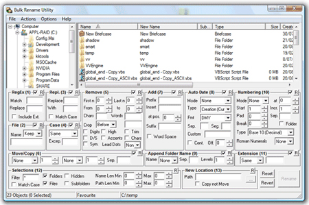 Bulk Rename Utility 2.7.1.1