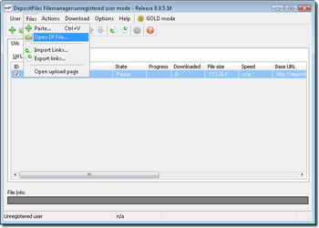 DepositFiles Filemanager 0.9.9.201