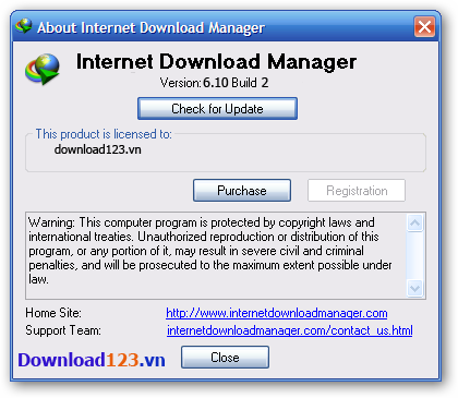 download idm Internet Download Manager 6.10 build 2