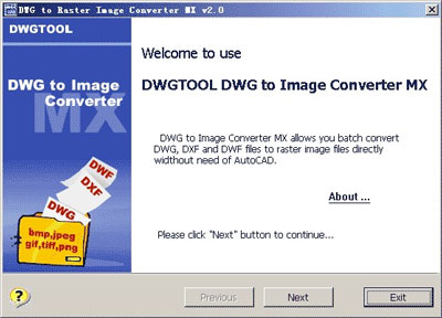 DWG to Image Converter MX