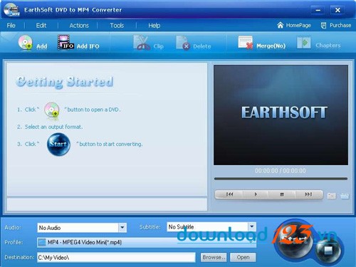 Earthsoft DVD to MP4 Converter