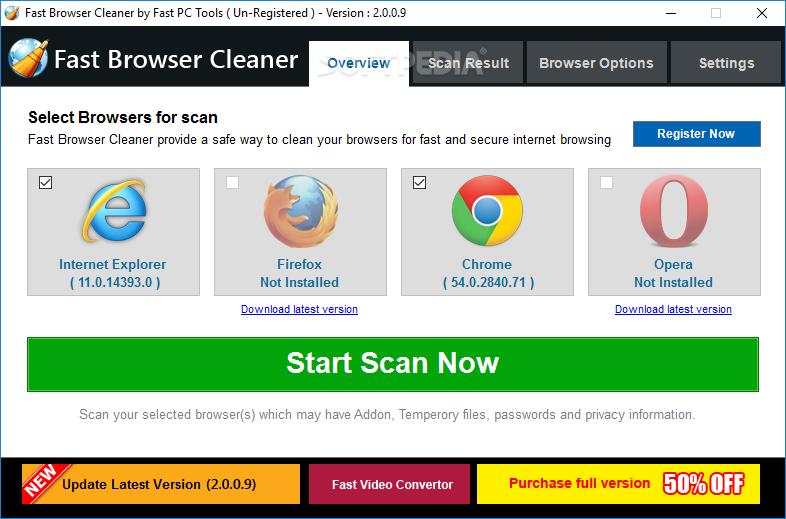 Làm Sạch Máy Tính Với Phần Mềm Browser Cleaner