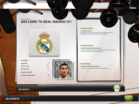 Game FIFA Manager 11 Demo