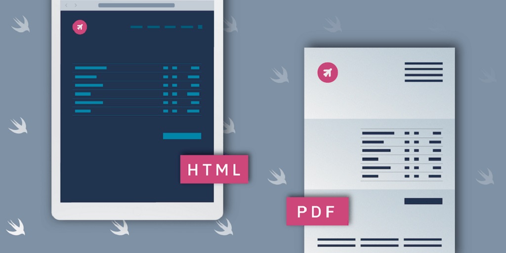 A PDF HTML to PDF