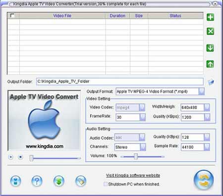 Kingdia Apple TV Video Converter 3.7.1