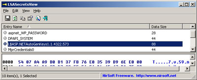 LSASecretsView 1.20