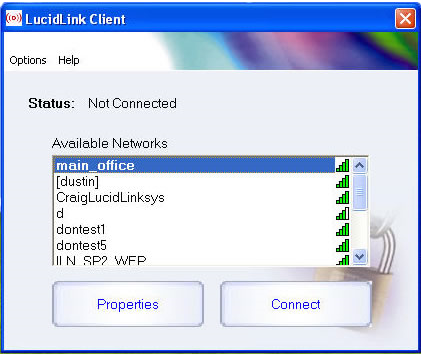 LucidLink Wireless LAN Security