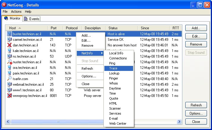 NetGong 6.4 build 205 – Giám sát mạng internet