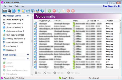 Pamela for Skype Basic version 4.7.0.90