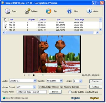 Torrent DVD Ripper 2.88