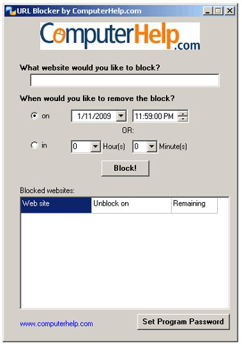 URL Blocker 1.0