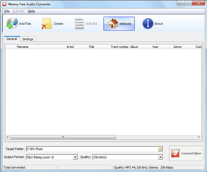 Weeny Free Audio Converter