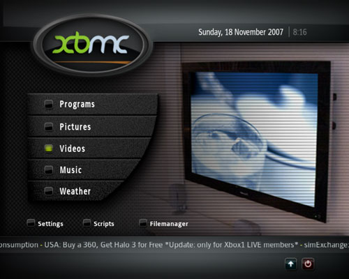 XBMC 10.1 Media Center