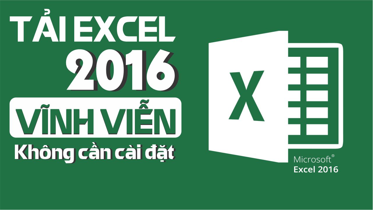 Cách tải excel 2016